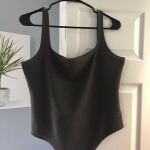 Express Charcoal body suit